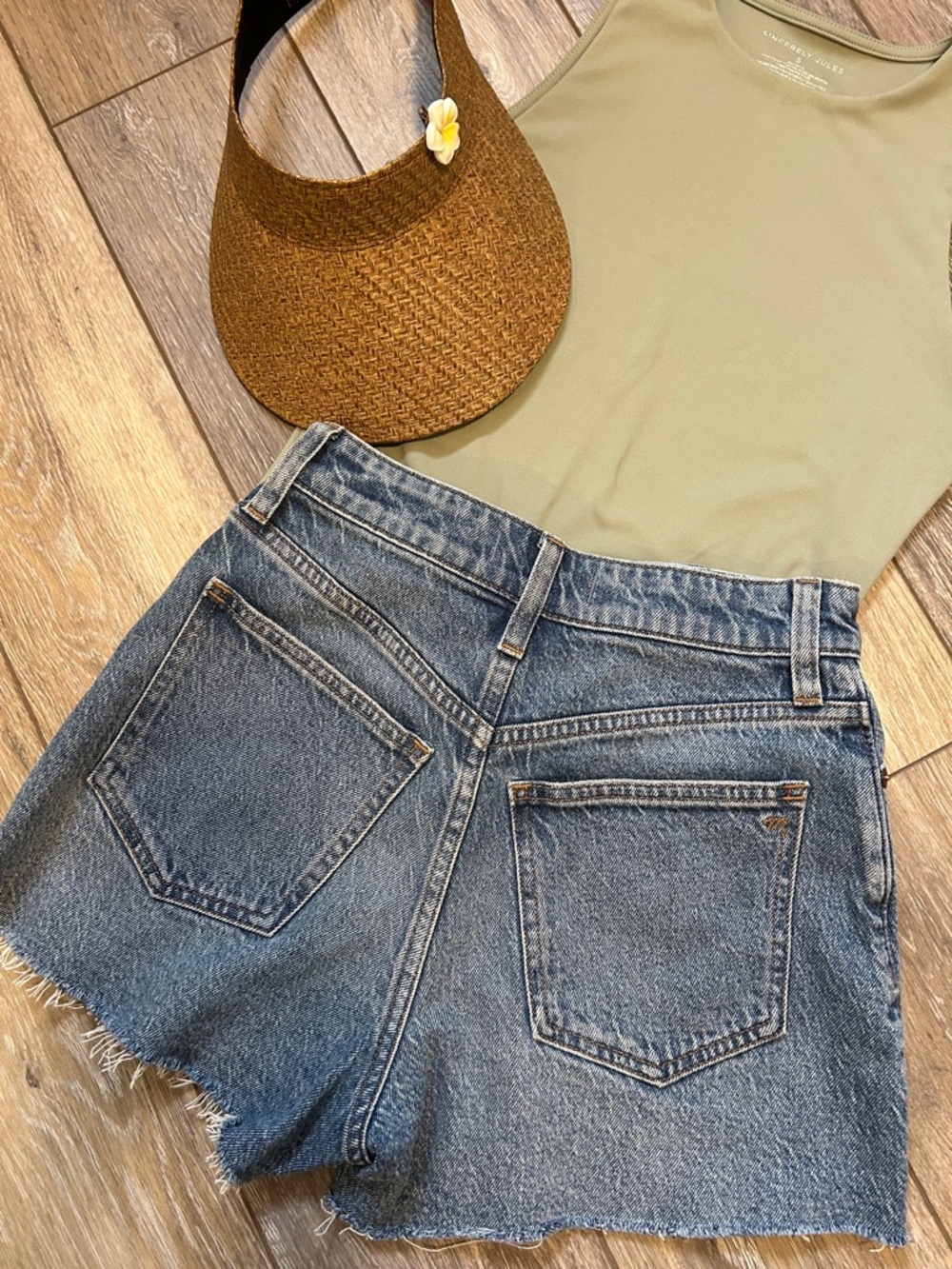 Madewell Classic Blue Denim Jean Shorts